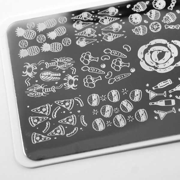 placa de estampación uñas stamping nail art