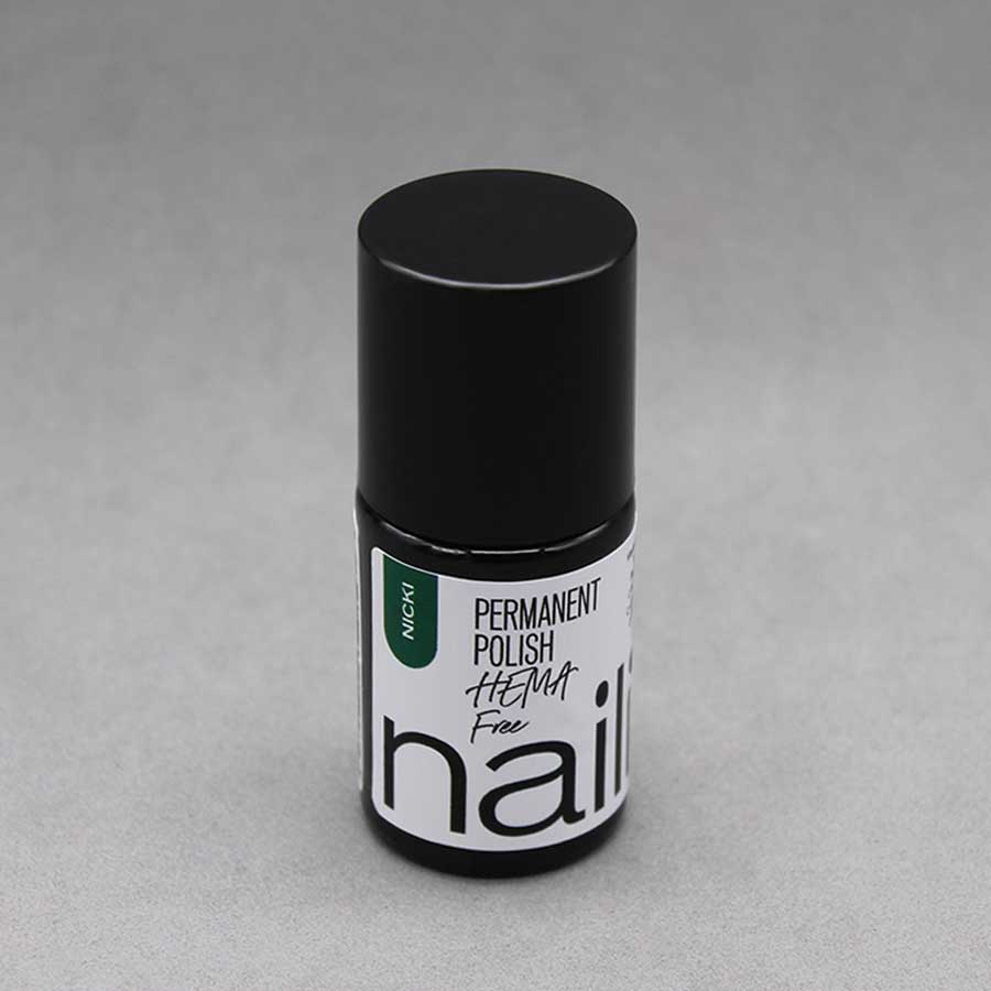 esmalte semipermanente color verde Nicki de Nailistas