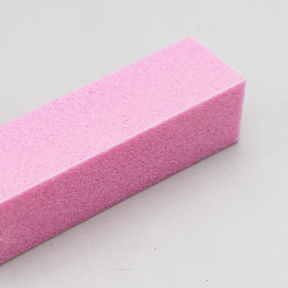 taco pulidor de uñas para manicura color rosa