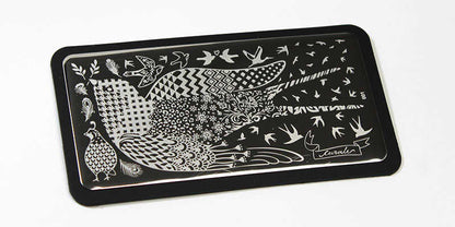 Curali 001 Belle plaque d’estampage / oiseau