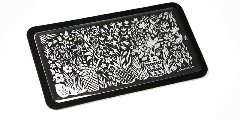 Curali 002 Plaque d’estampage / botanique