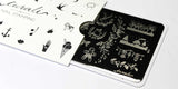 Placa estampación Cural nail stamping Winter Cute