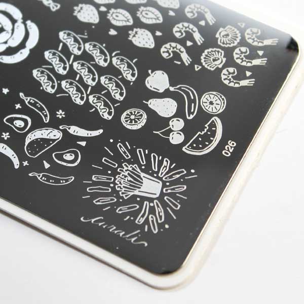 placa de estampación uñas stamping nail art