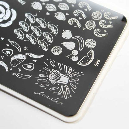 placa de estampación uñas stamping nail art