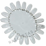 5 Ruedas de nail art transparentes-766