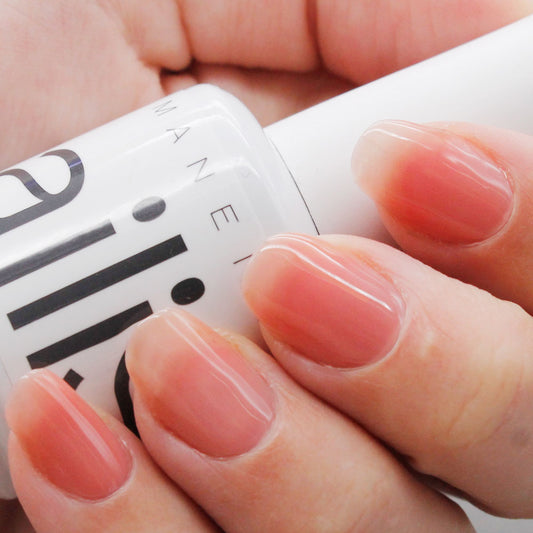 sweetie esmalte permanente nailistas porcelana translúcido color rosa nude