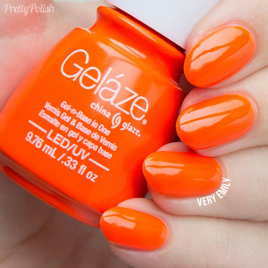 esmalte semipermanente gelaze orange knockout