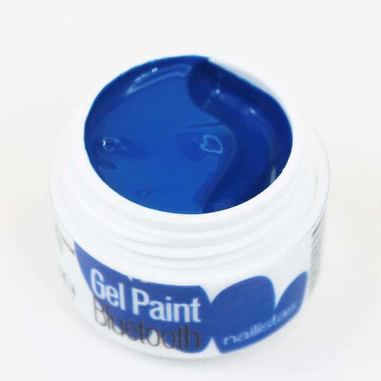 Gel paint nail art gel painting azul