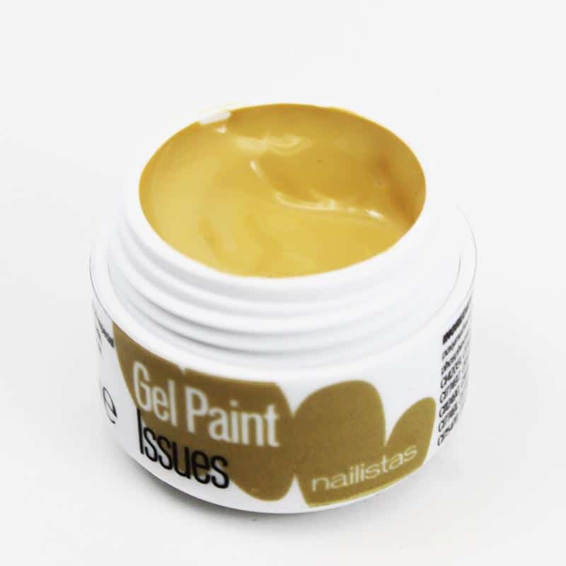 Gel paint nail art gel ocre
