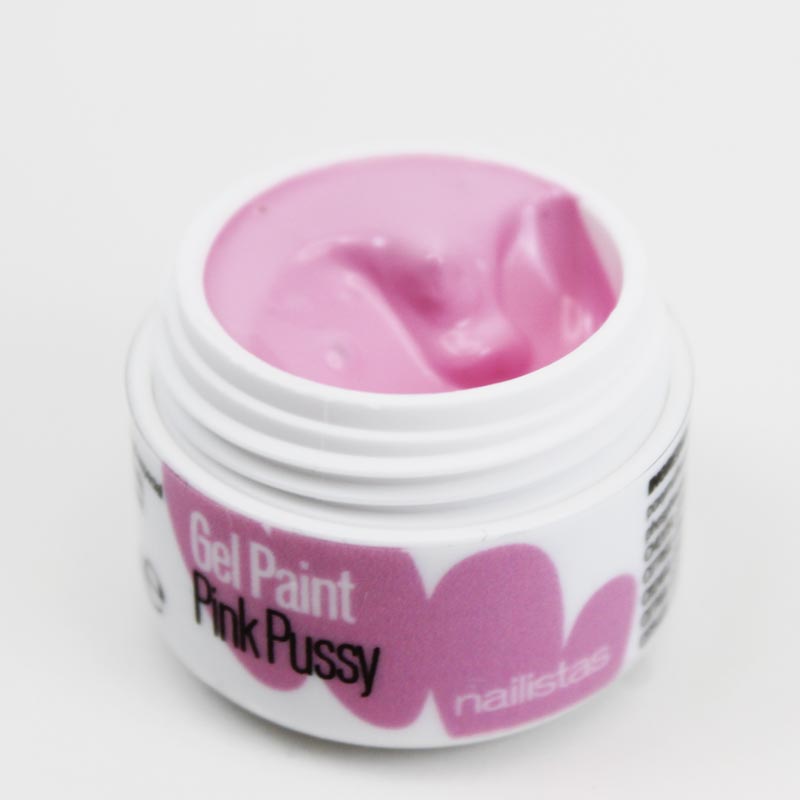 Gel paint nail art gel painting rosa chicle