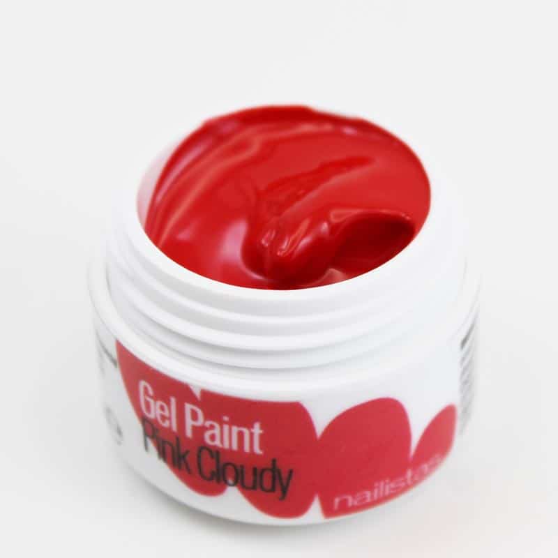 Gel paint nail art gel painting rojo