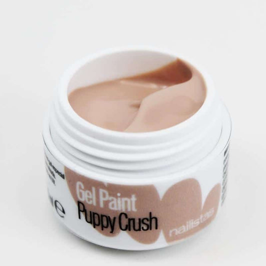 Gel paint nail art gel painting beige color carne