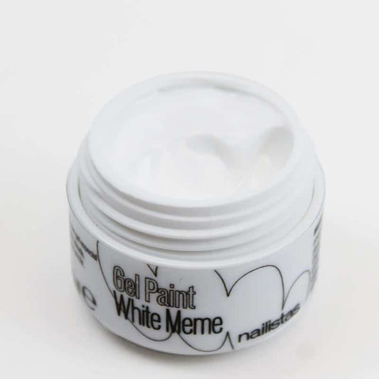 Gel paint nail art gel painting blanco opaco