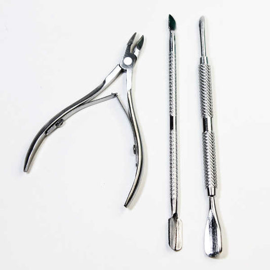 Herramientas manicura pedicura acero inoxidable