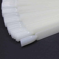 Muestrario de uñas en abanico 50 tips blanco