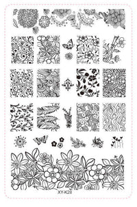comprar placas de estampación acrílicas para stamping nail art