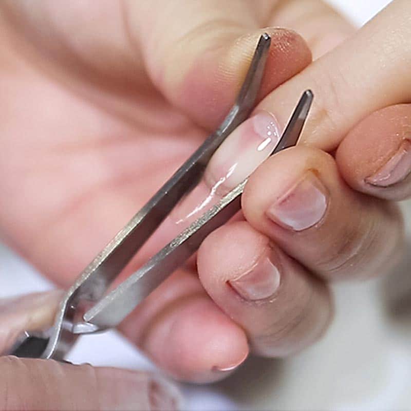 pinzas curvar uñas de gel pinching