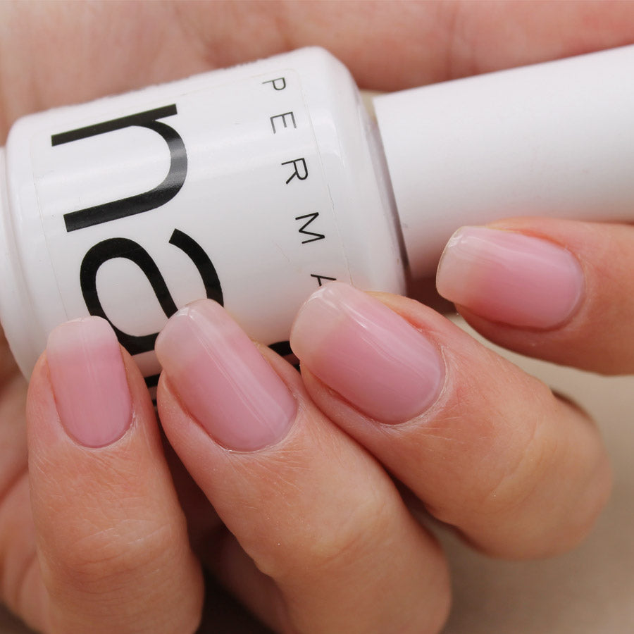 esmalte permanente manicura francesa