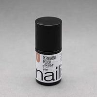 frasco de esmalte semipermanente color café claro