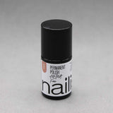 frasco de esmalte semipermanente color café claro