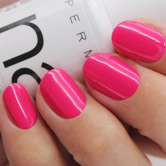 esmalte permanente rosa neón