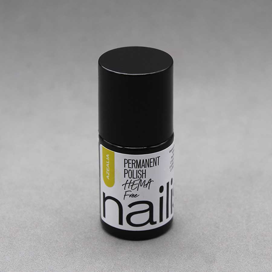 esmalte semipermanente amarillo lima Azelaia Nailistas