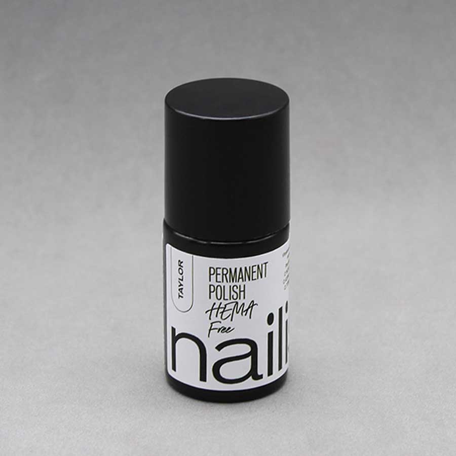 esmalte semipermanente HEMA Free manicura francesa color blanco