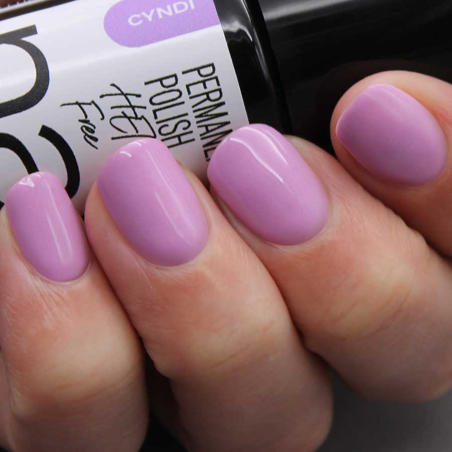 esmalte semipermanente lila pastel Cyndi de Nailistas