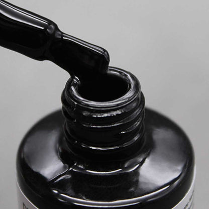 esmalte semipermanente HEMA Free color negro Amy