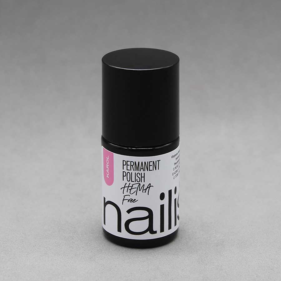 esmalte semipermanente rosa pastel Karol de Nailistas