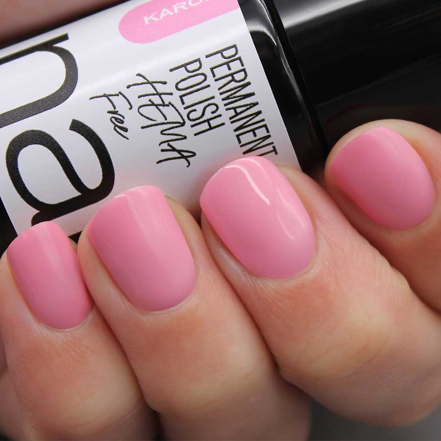 esmalte semipermanente rosa pastel Karol de Nailistas