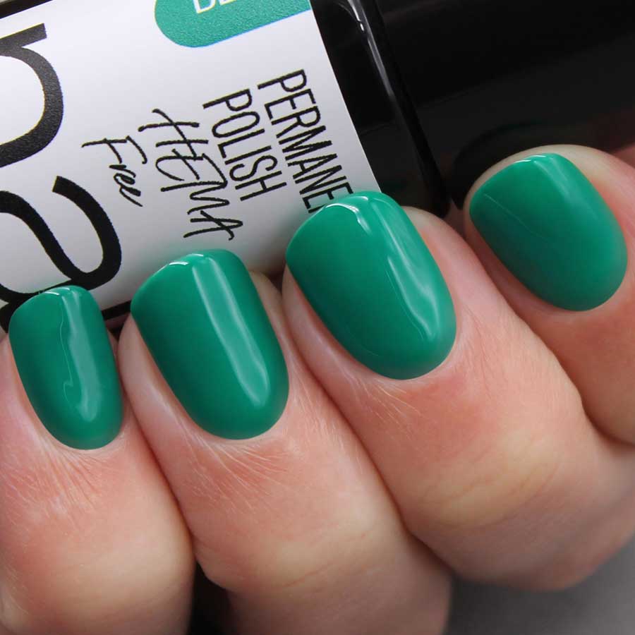 esmalte semipermanente color verde Demi de Nailistas