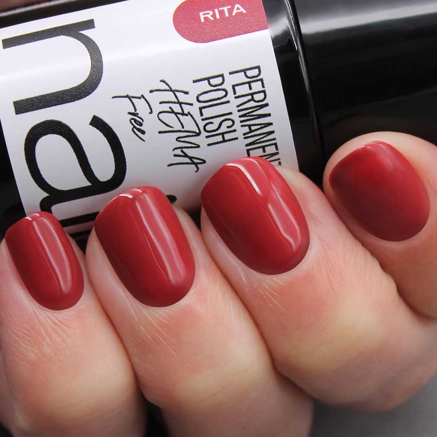 esmalte semipermanente color granate de Nailistas