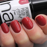 esmalte semipermanente color granate de Nailistas