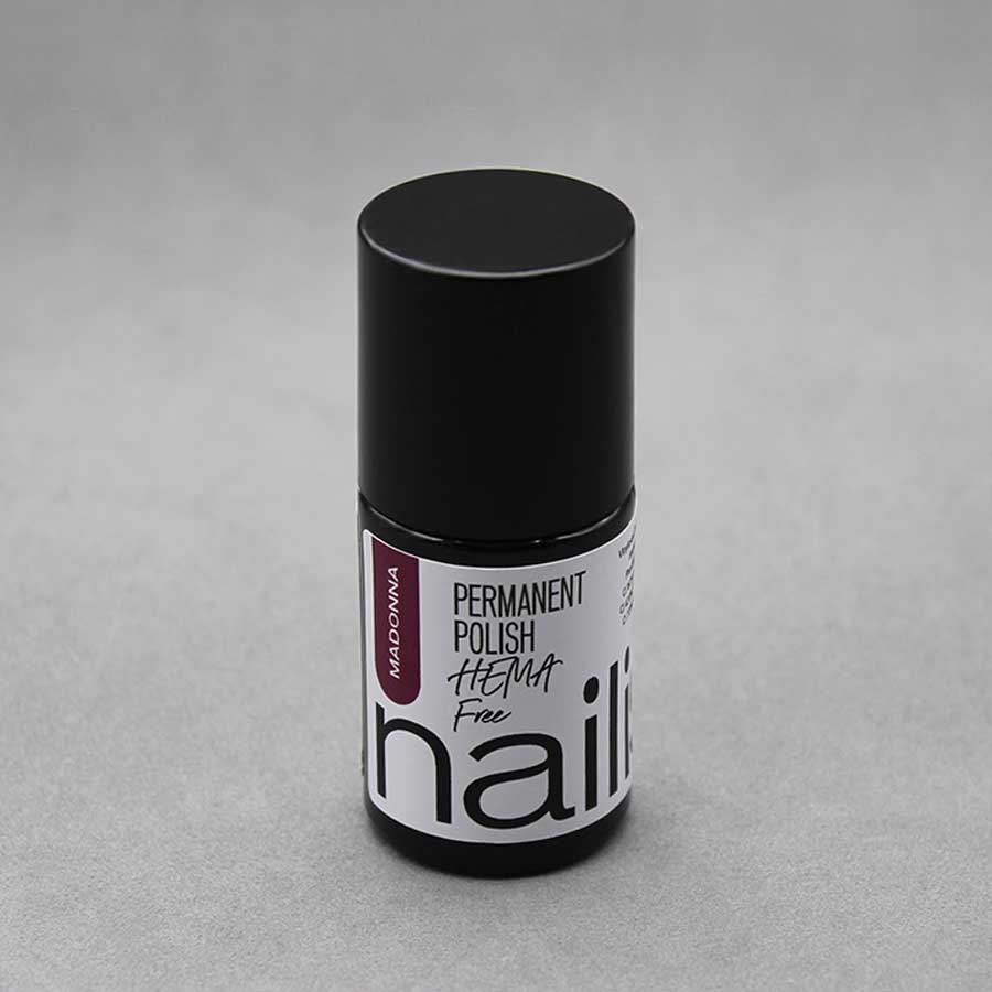 esmalte semipermanente color granate oscuro de Nailistas