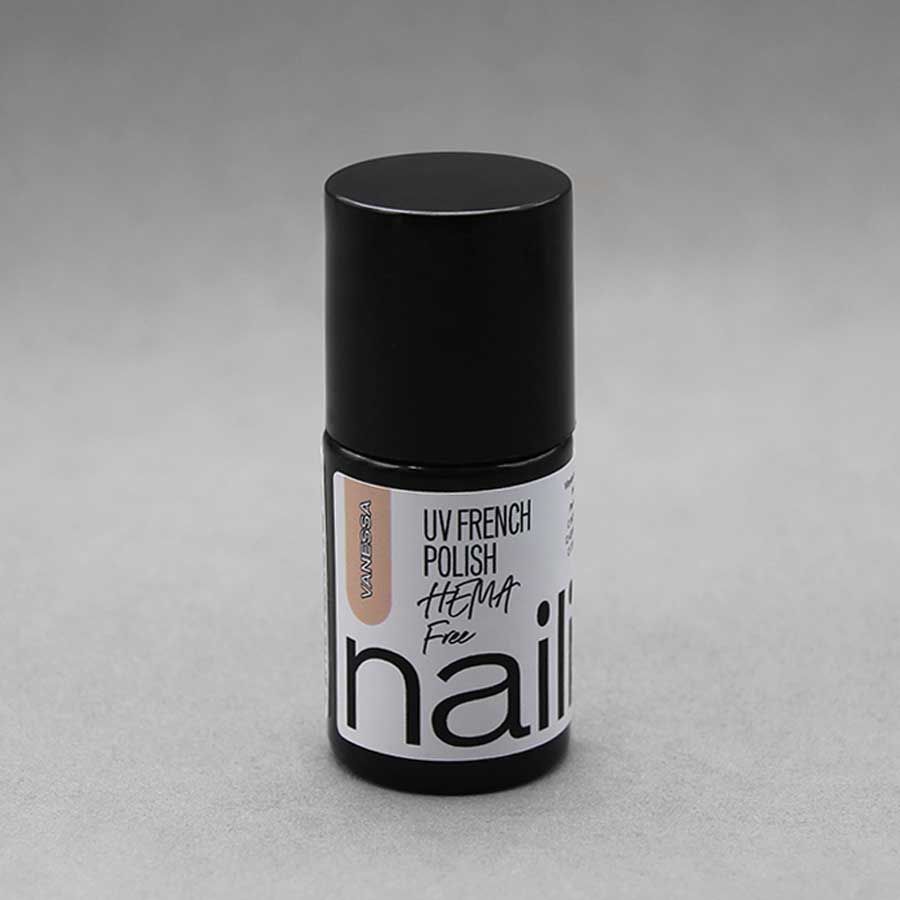 esmalte semipermanente manicura francesa nude porcelana de Nailistas