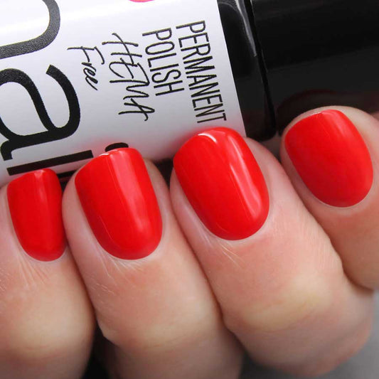 esmalte semipermanente color rojo Lana de Nailistas