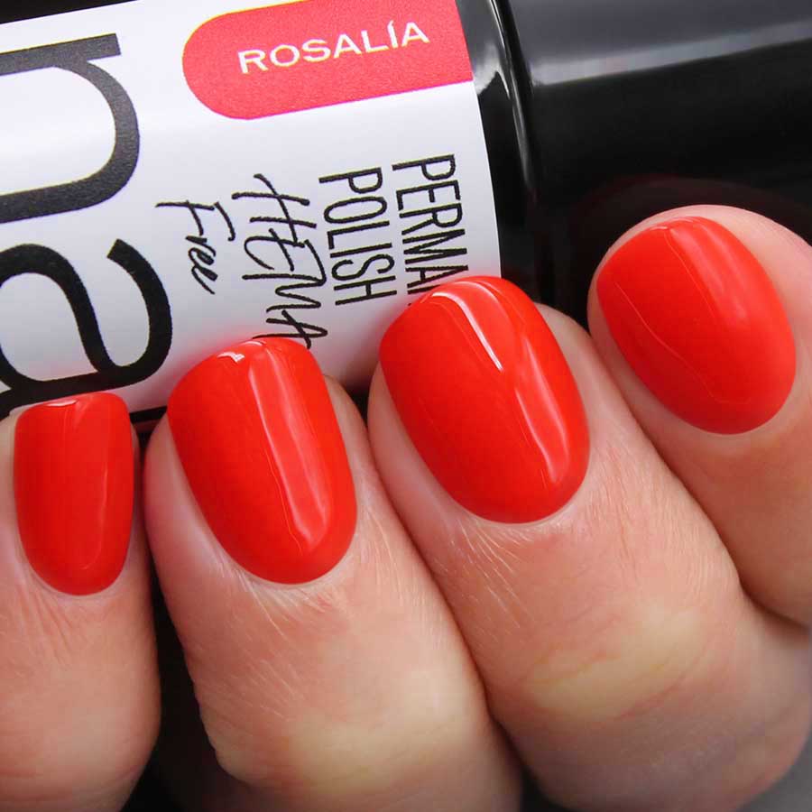 esmalte semipermanente color rojo Escarlata de Nailistas