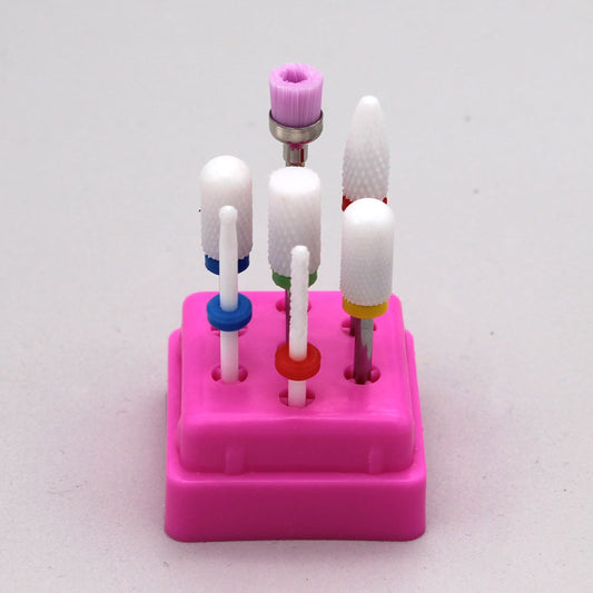 kit fresas de cerámica para uñas