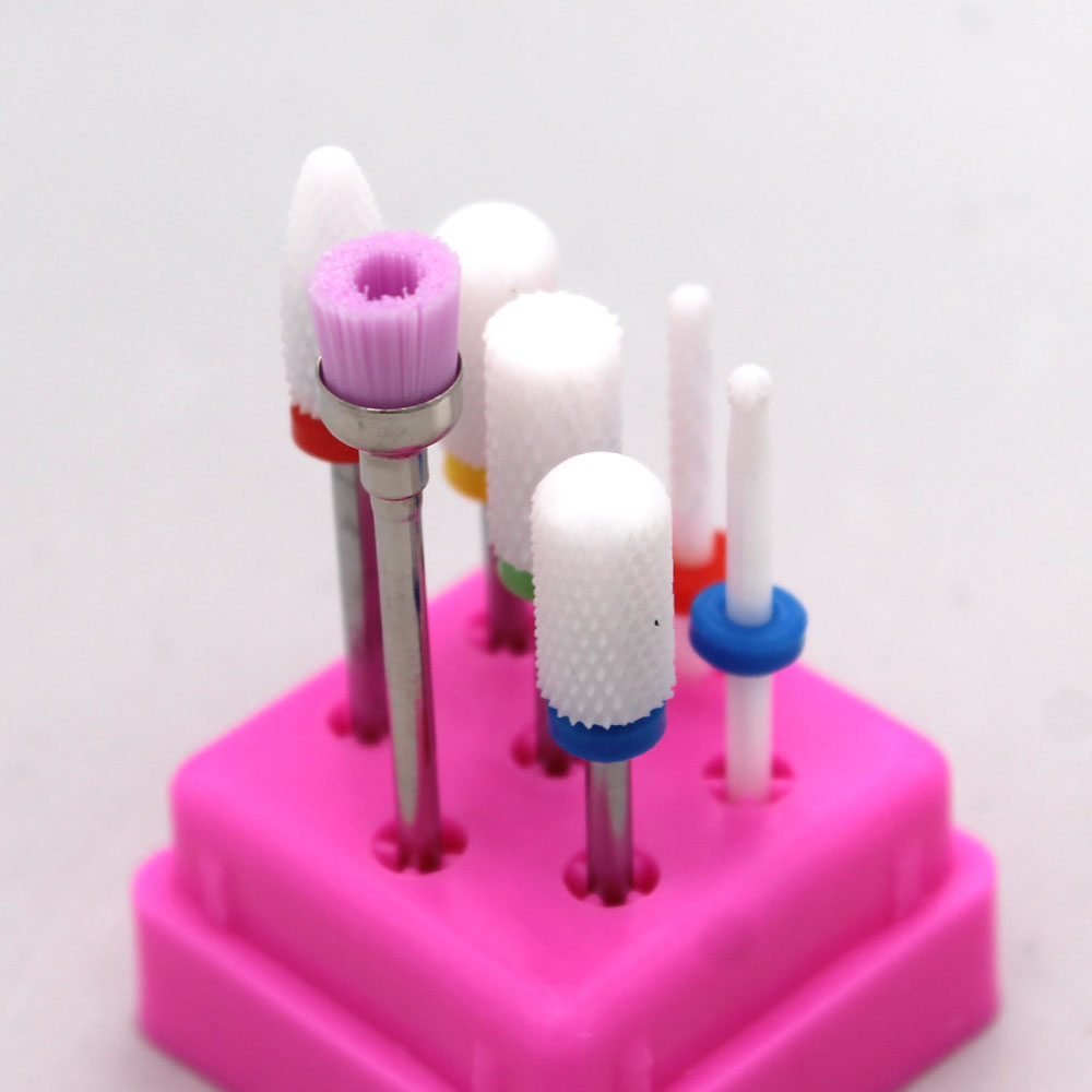 kit fresas de cerámica para uñas