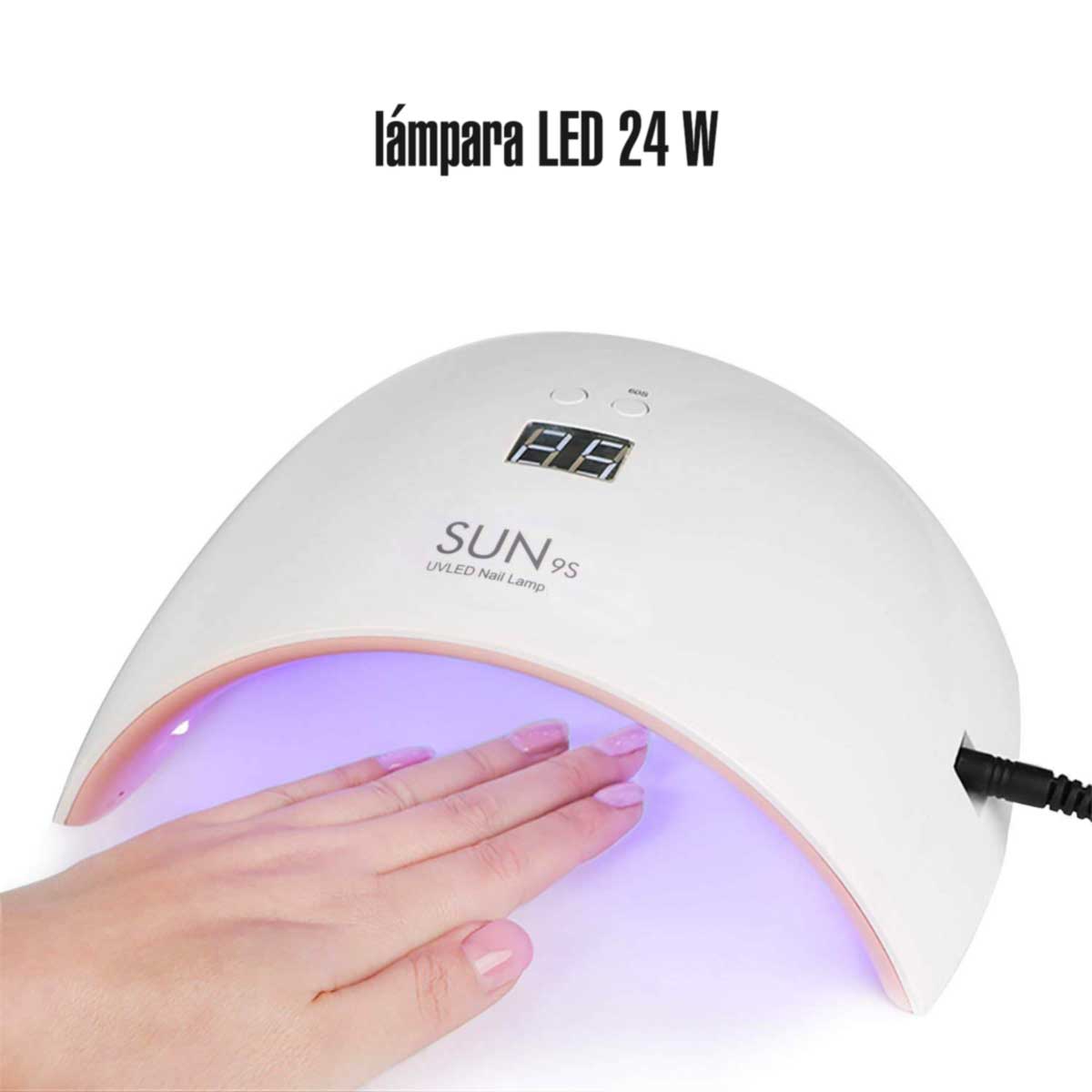 Lámpara uñas LED 24W