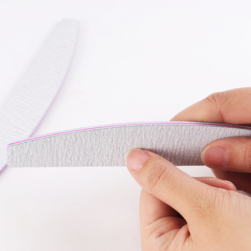 lima de uñas media luna 100 180 profesional