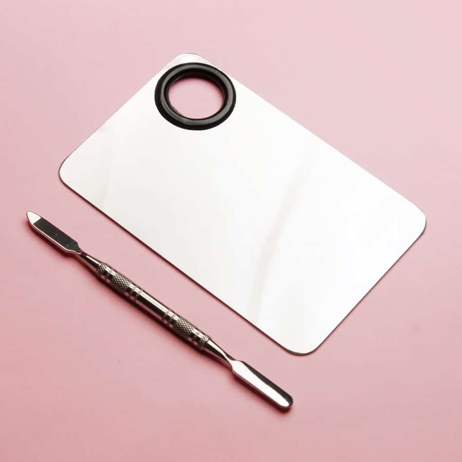 paleta mezcla maquillaje nail art