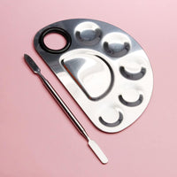 paleta pequeña para pintura acrilica y nail art