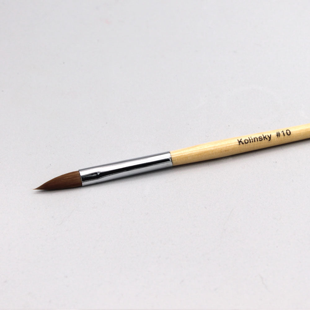 pincel kolinski numero 10 profesional para acrilico