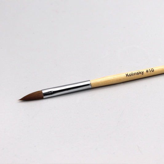 pincel kolinski numero 10 profesional para acrilico