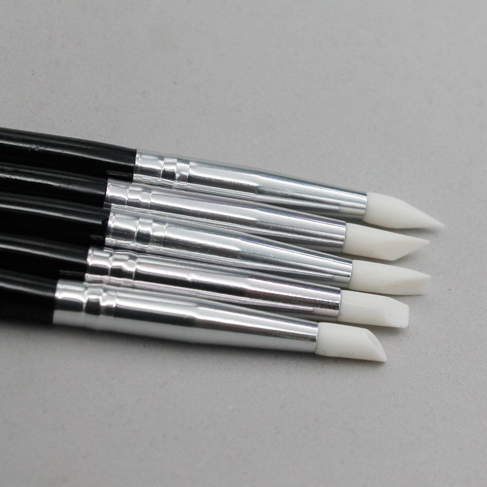 pinceles silicona manicura uñas