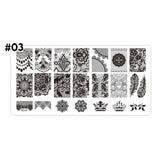 stamping plate uñas