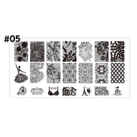 stamping plate uñas