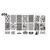 stamping plate uñas